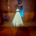 Handmade Grapevine Broom with Natural Broomcorn (Seeded)